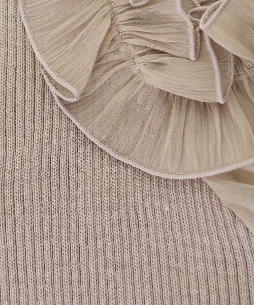 MAJESTIC LEGON / マジェスティックレゴン ニット・セーター | リボンセットシアーフリルニット | 詳細26