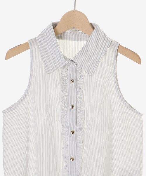 MAJESTIC LEGON / マジェスティックレゴン ニット・セーター | フリルノースリシャツセットニット | 詳細30