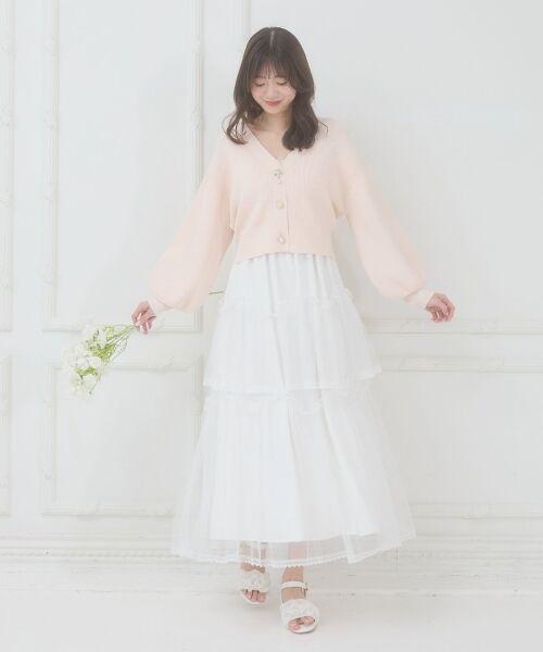 MAJESTIC LEGON / マジェスティックレゴン カーディガン・ボレロ | クローバーボタンUVカットカーデ | 詳細13