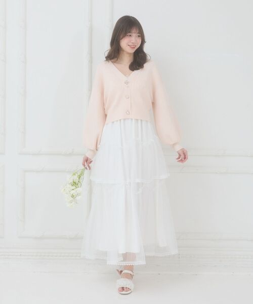 MAJESTIC LEGON / マジェスティックレゴン カーディガン・ボレロ | クローバーボタンUVカットカーデ | 詳細14