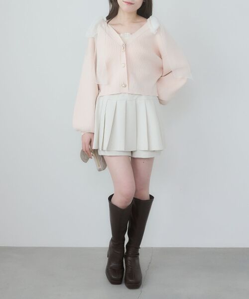 MAJESTIC LEGON / マジェスティックレゴン カーディガン・ボレロ | クローバーボタンUVカットカーデ | 詳細18