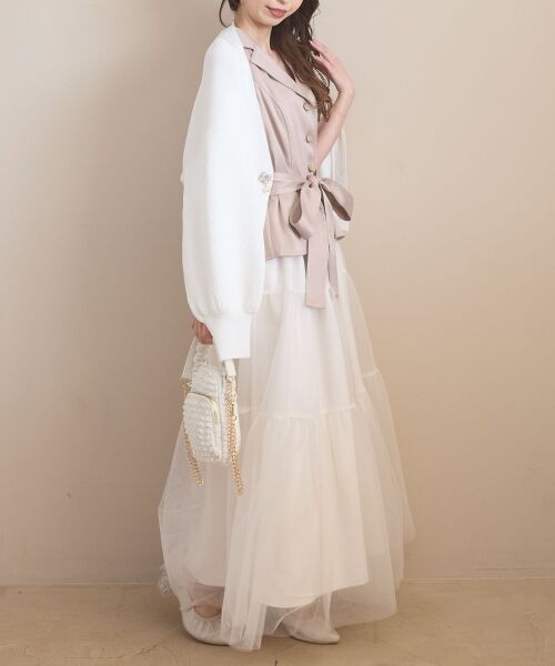 MAJESTIC LEGON / マジェスティックレゴン カーディガン・ボレロ | クローバーボタンUVカットカーデ | 詳細2