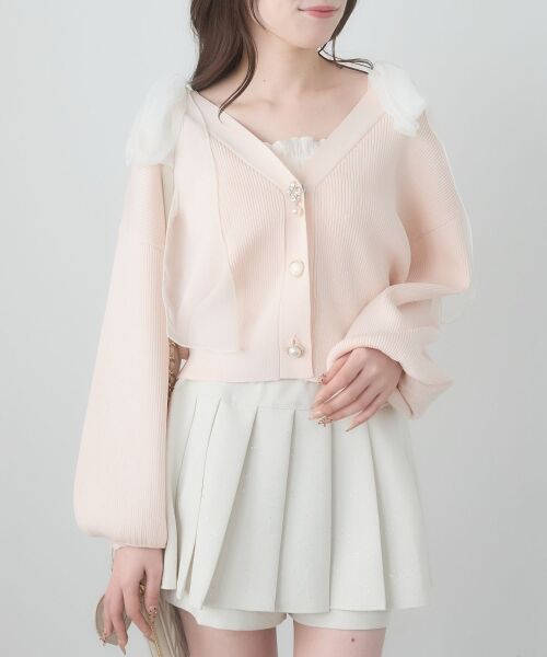MAJESTIC LEGON / マジェスティックレゴン カーディガン・ボレロ | クローバーボタンUVカットカーデ | 詳細21