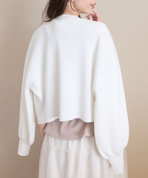 MAJESTIC LEGON / マジェスティックレゴン カーディガン・ボレロ | クローバーボタンUVカットカーデ | 詳細6