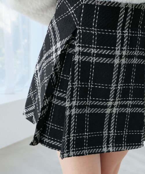 MAJESTIC LEGON / マジェスティックレゴン ミニ・ひざ丈スカート | ボックスプリーツフレアミニスカパン | 詳細17