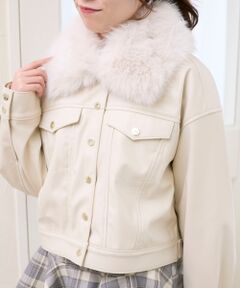 MAJESTIC LEGON / マジェスティックレゴン ブルゾン | 2wayフェイクファーカラーブルゾン