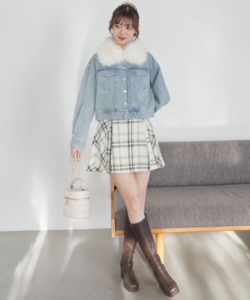 MAJESTIC LEGON / マジェスティックレゴン ブルゾン | 2wayフェイクファーカラーブルゾン | 詳細1