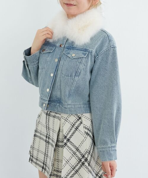 MAJESTIC LEGON / マジェスティックレゴン ブルゾン | 2wayフェイクファーカラーブルゾン | 詳細10