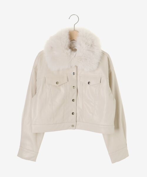 MAJESTIC LEGON / マジェスティックレゴン ブルゾン | 2wayフェイクファーカラーブルゾン | 詳細29