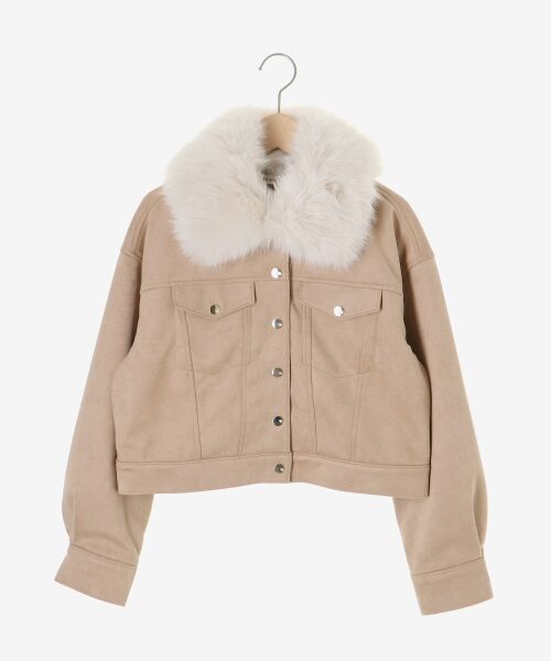 MAJESTIC LEGON / マジェスティックレゴン ブルゾン | 2wayフェイクファーカラーブルゾン | 詳細30