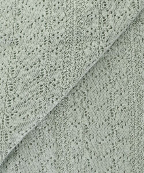 MAJESTIC LEGON / マジェスティックレゴン カーディガン・ボレロ | レースアップスカシ柄ミディカーデ | 詳細29