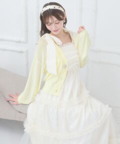 MAJESTIC LEGON / マジェスティックレゴン カーディガン・ボレロ | ビジューボタンUVカットカーデ