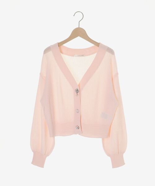 MAJESTIC LEGON / マジェスティックレゴン カーディガン・ボレロ | ビジューボタンUVカットカーデ | 詳細21