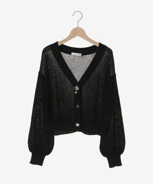 MAJESTIC LEGON / マジェスティックレゴン カーディガン・ボレロ | ビジューボタンUVカットカーデ | 詳細23