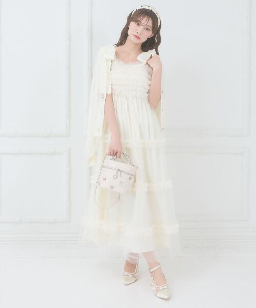 MAJESTIC LEGON / マジェスティックレゴン カーディガン・ボレロ | ビジューボタンUVカットカーデ | 詳細2