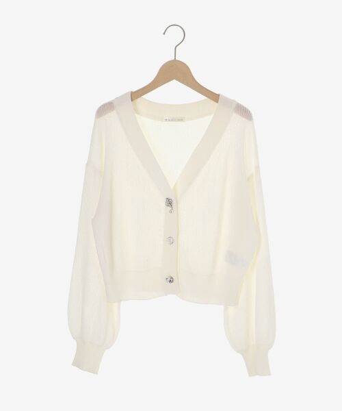 MAJESTIC LEGON / マジェスティックレゴン カーディガン・ボレロ | ビジューボタンUVカットカーデ | 詳細30