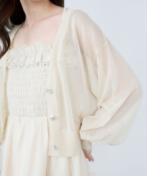 MAJESTIC LEGON / マジェスティックレゴン カーディガン・ボレロ | UVカットシアーカーディガン | 詳細11