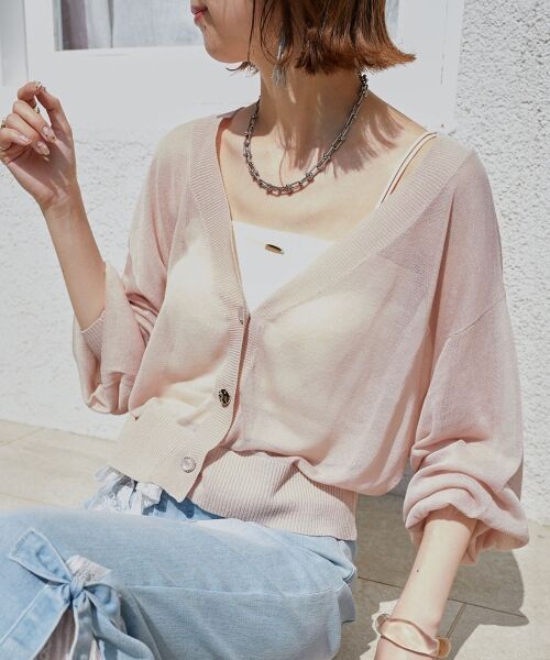 MAJESTIC LEGON / マジェスティックレゴン カーディガン・ボレロ | UVカットシアーカーディガン | 詳細14