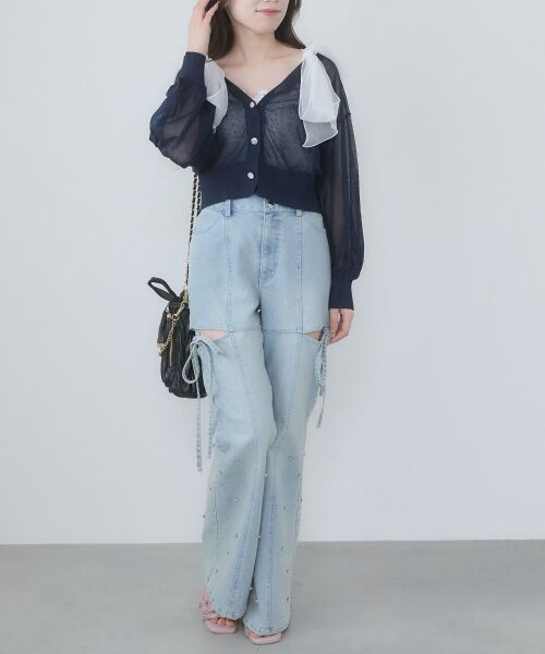 MAJESTIC LEGON / マジェスティックレゴン カーディガン・ボレロ | UVカットシアーカーディガン | 詳細19