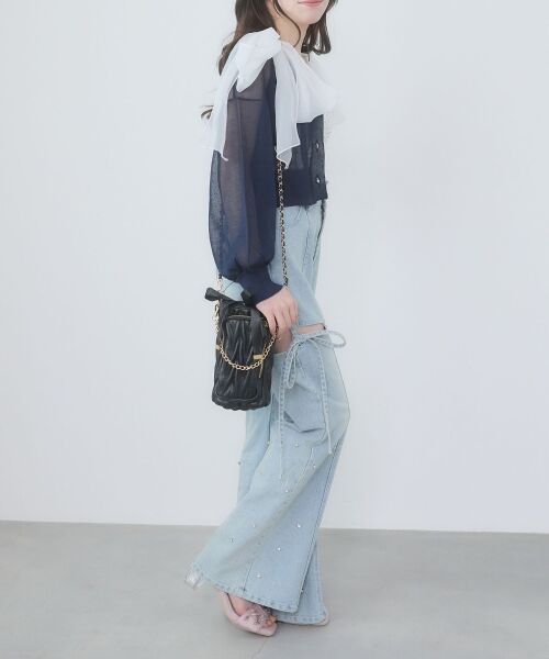 MAJESTIC LEGON / マジェスティックレゴン カーディガン・ボレロ | UVカットシアーカーディガン | 詳細20