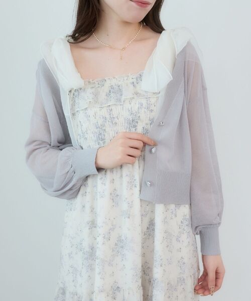 MAJESTIC LEGON / マジェスティックレゴン カーディガン・ボレロ | UVカットシアーカーディガン | 詳細25