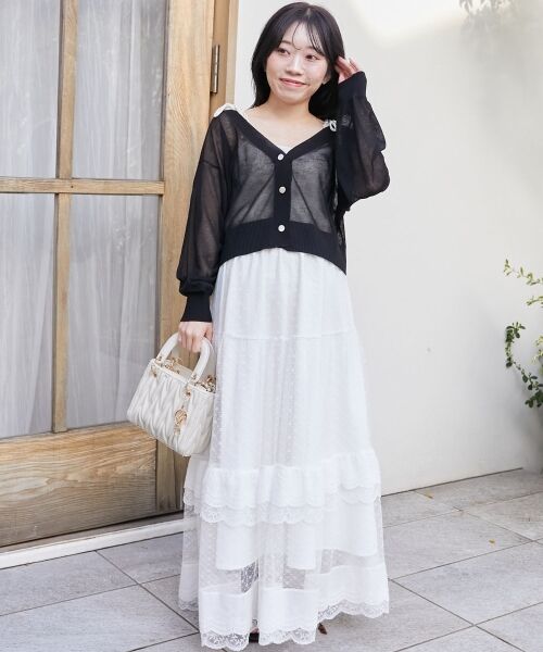 MAJESTIC LEGON / マジェスティックレゴン カーディガン・ボレロ | UVカットシアーカーディガン | 詳細27