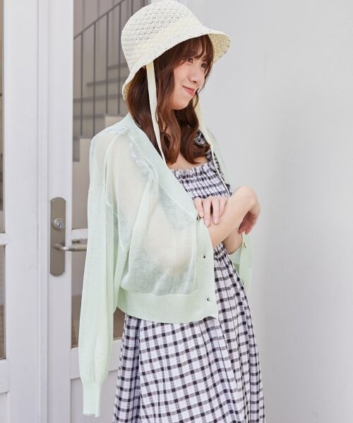 MAJESTIC LEGON / マジェスティックレゴン カーディガン・ボレロ | UVカットシアーカーディガン | 詳細30