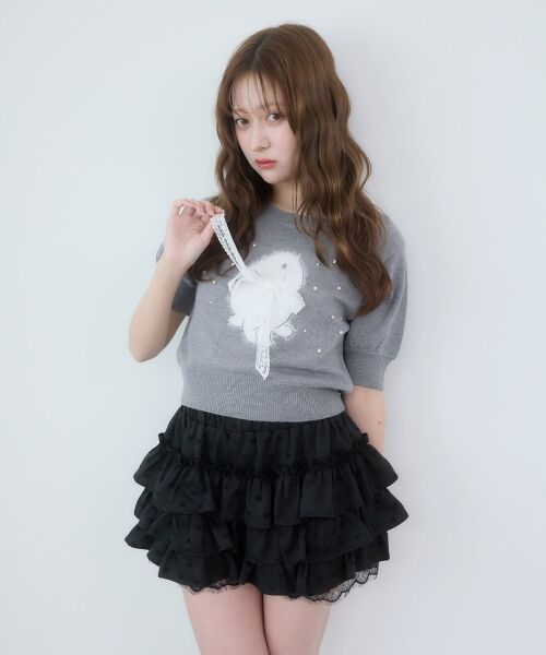 MAJESTIC LEGON / マジェスティックレゴン ニット・セーター | リボン×キラキラうさぎニット | 詳細19