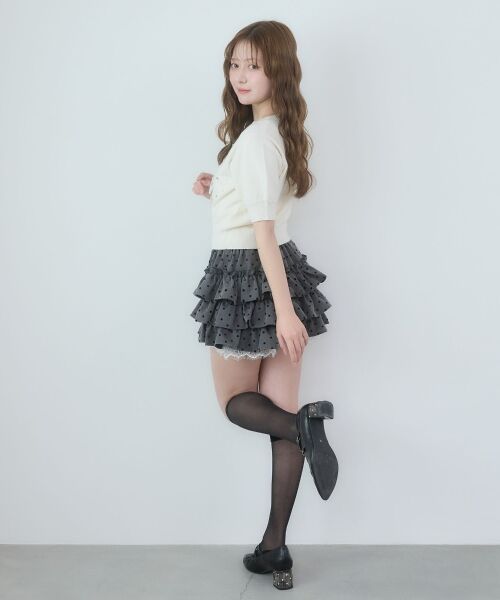 MAJESTIC LEGON / マジェスティックレゴン ニット・セーター | リボン×キラキラうさぎニット | 詳細3