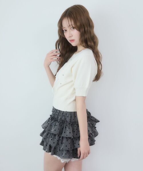 MAJESTIC LEGON / マジェスティックレゴン ニット・セーター | リボン×キラキラうさぎニット | 詳細5