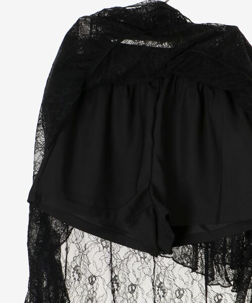 MAJESTIC LEGON / マジェスティックレゴン ミニ・ひざ丈スカート | アシメレースミニスカパン | 詳細13