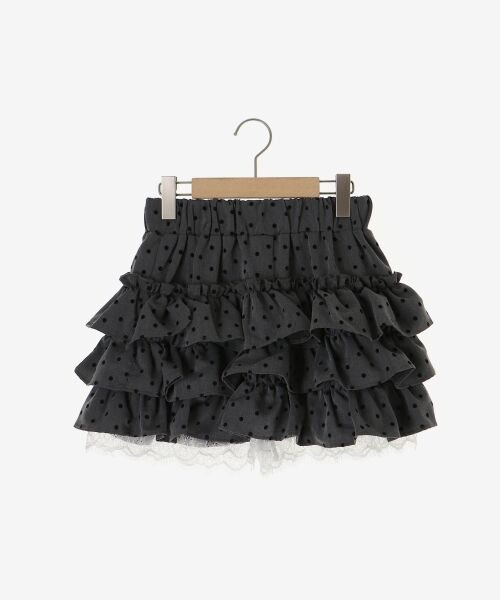 MAJESTIC LEGON / マジェスティックレゴン ミニ・ひざ丈スカート | 裾レースバリエミニスカパン | 詳細14