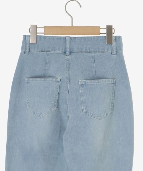 MAJESTIC LEGON / マジェスティックレゴン デニムパンツ | パール×レーススリットデニム | 詳細28
