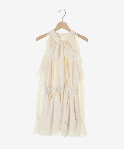 MAJESTIC LEGON / マジェスティックレゴン ミニ丈・ひざ丈ワンピース | アメスリフリルリボンミニワンピース | 詳細28