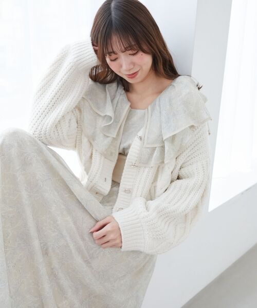 MAJESTIC LEGON / マジェスティックレゴン ロング・マキシ丈ワンピース | ダブルカラーコルセットワンピース | 詳細5