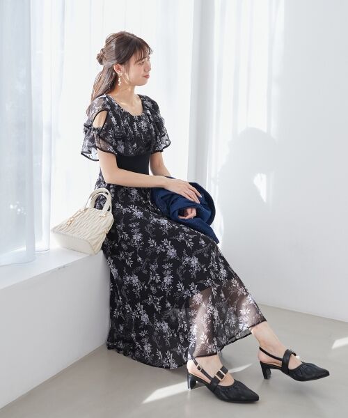 MAJESTIC LEGON / マジェスティックレゴン ロング・マキシ丈ワンピース | ダブルカラーコルセットワンピース | 詳細20