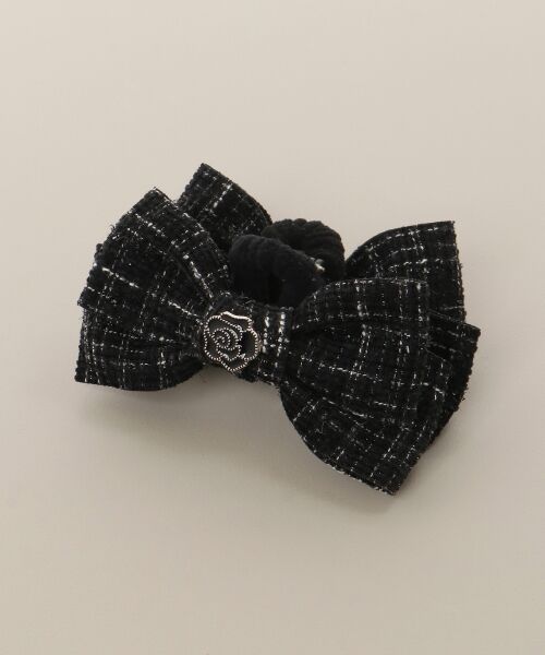 MAJESTIC LEGON / マジェスティックレゴン カチューシャ・カチューム・その他 | モチーフ付きツイードバレッタ | 詳細6