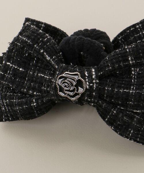 MAJESTIC LEGON / マジェスティックレゴン カチューシャ・カチューム・その他 | モチーフ付きツイードバレッタ | 詳細8