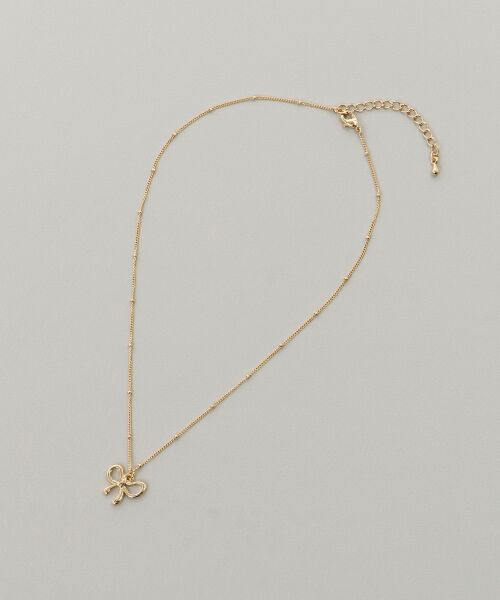 MAJESTIC LEGON / マジェスティックレゴン ネックレス・ペンダント・チョーカー | パール×リボンモチーフ2連ネックレス | 詳細7