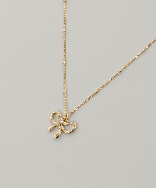 MAJESTIC LEGON / マジェスティックレゴン ネックレス・ペンダント・チョーカー | パール×リボンモチーフ2連ネックレス | 詳細8