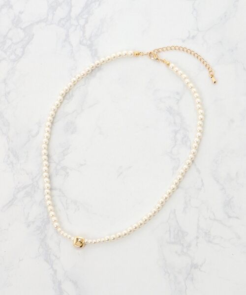 MAJESTIC LEGON / マジェスティックレゴン ネックレス・ペンダント・チョーカー | 2連パール×リボンネックレス | 詳細7
