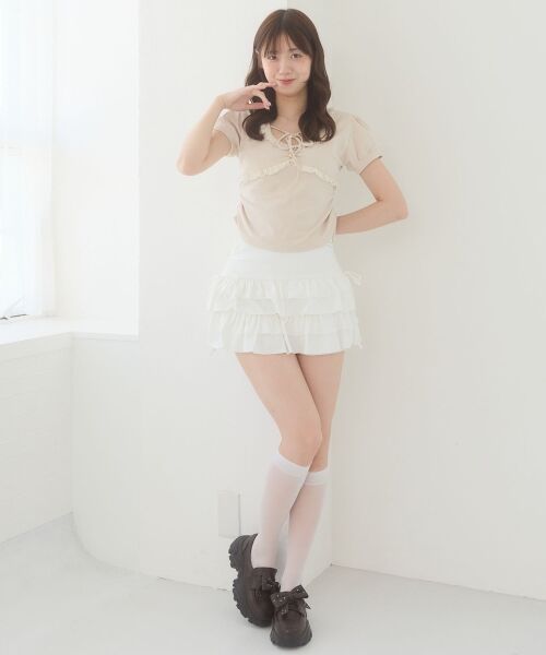 MAJESTIC LEGON / マジェスティックレゴン フラットシューズ | 取り外しリボンスニーカーローファー | 詳細8