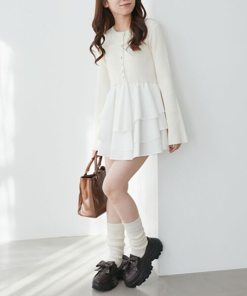 MAJESTIC LEGON / マジェスティックレゴン フラットシューズ | 取り外しリボンスニーカーローファー | 詳細1