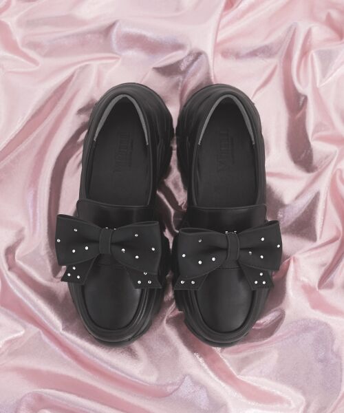 MAJESTIC LEGON / マジェスティックレゴン フラットシューズ | 取り外しリボンスニーカーローファー | 詳細13