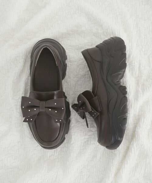 MAJESTIC LEGON / マジェスティックレゴン フラットシューズ | 取り外しリボンスニーカーローファー | 詳細14