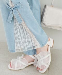 MAJESTIC LEGON / マジェスティックレゴン サンダル | シアーフリルサンダル