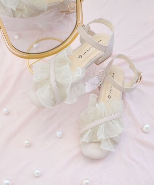 MAJESTIC LEGON / マジェスティックレゴン サンダル | シアーフリルサンダル | 詳細21