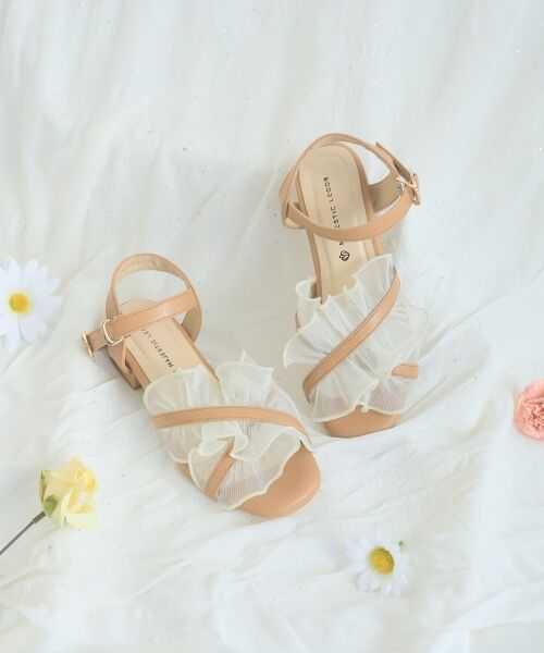 MAJESTIC LEGON / マジェスティックレゴン サンダル | シアーフリルサンダル | 詳細28
