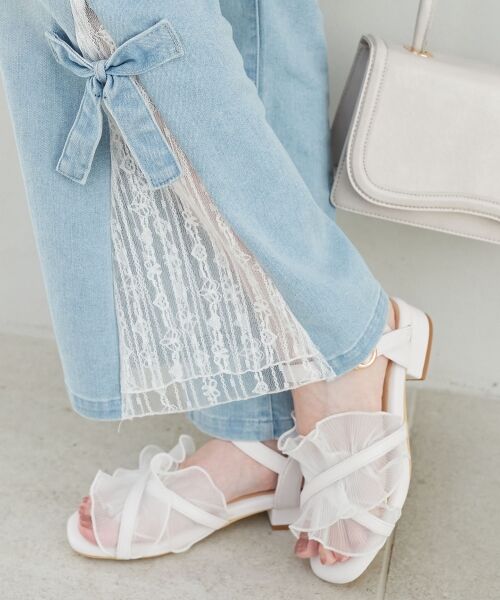 MAJESTIC LEGON / マジェスティックレゴン サンダル | シアーフリルサンダル | 詳細4