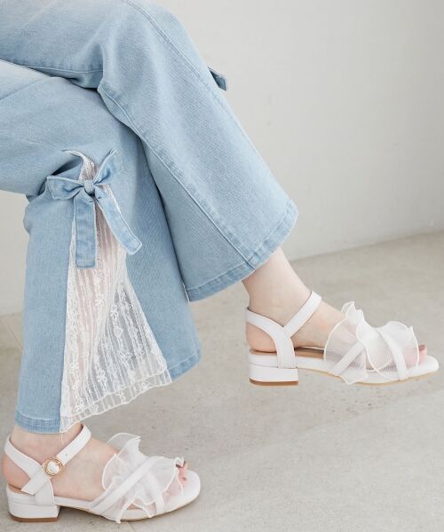 MAJESTIC LEGON / マジェスティックレゴン サンダル | シアーフリルサンダル | 詳細5